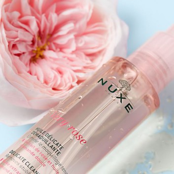Nuxe Very Rose Delikatny olejek do demakijażu, 150 ml, cena, opinie, właściwości  - obrazek 2