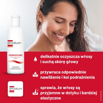 Emolium Dermocare, nawilżający szampon do włosów, 200 ml - obrazek 3