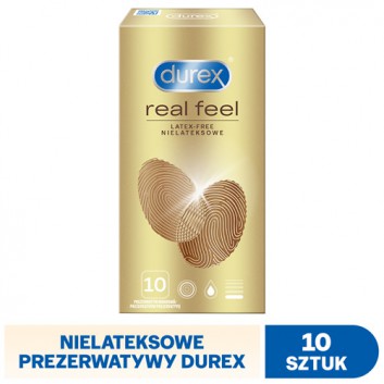 DUREX REAL FEEL Prezerwatywy bez lateksu - 10 szt. - prawdziwe doznania - cena, opinie, stosowanie - obrazek 1 - Apteka internetowa Melissa