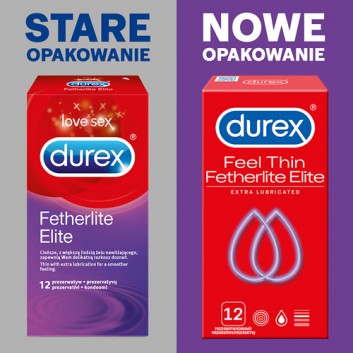 DUREX FETHERLITE ELITE Prezerwatywy supercienkie - 12 szt. - cena, opinie, właściwości - obrazek 4 - Apteka internetowa Melissa