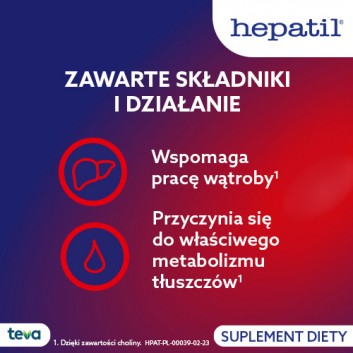 HEPATIL 150 mg - 80 tabl. - obrazek 3 - Apteka internetowa Melissa