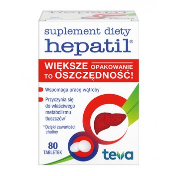 HEPATIL 150 mg - 80 tabl. - obrazek 1 - Apteka internetowa Melissa