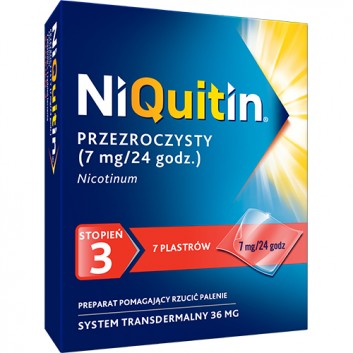 NIQUITIN 7 mg/24 h - 7 plastylek