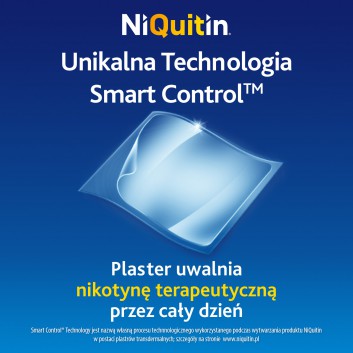 Niquitin przezroczysty, 14 mg/24 h, system transdermalny 78 mg, stopień 2, plastry, 7 sztuk - obrazek 4