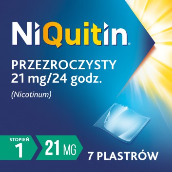 NIQUITIN 21 mg/24 h, 7 plastrów na rzucenie palenia - obrazek 3 - Apteka internetowa Melissa