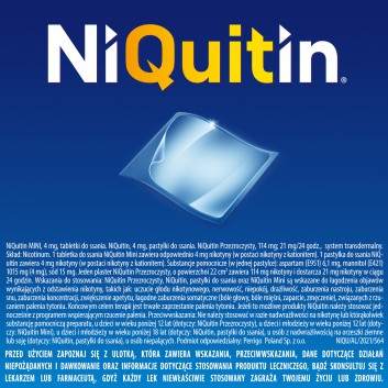 NIQUITIN 21 mg/24 h, 7 plastrów na rzucenie palenia - obrazek 11 - Apteka internetowa Melissa