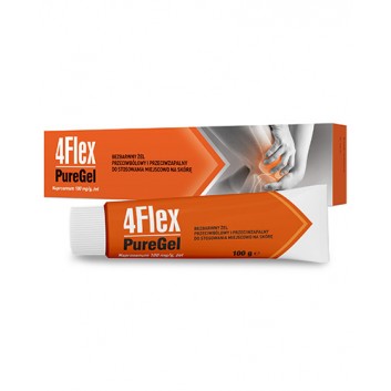 4FLEX PureGel żel przeciwbólowy i przeciwzapalny,100 g - obrazek 1 - Apteka internetowa Melissa