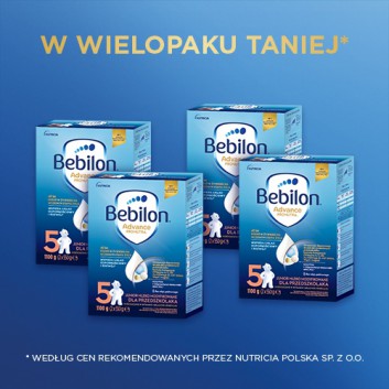 Bebilon 5 z Pronutra-Advance Mleko modyfikowane w proszku, 4 x 1100 g. Cena, opinie, stosowanie  - obrazek 8 - Apteka internetowa Melissa