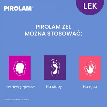 PIROLAM 1% Żel na grzybicę skóry - 20 g - cena, opinie, wskazania - obrazek 2