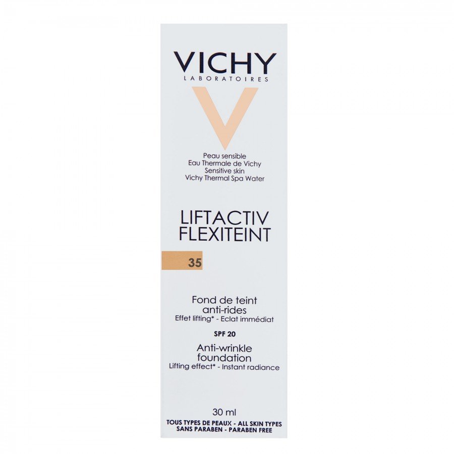 Vichy Liftactiv Flexiteint, podkład wygładzający zmarszczki, 35 Sand, 30 ml - obrazek 2