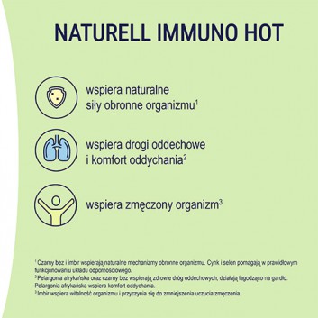 Naturell Immuno Hot, 10 saszetek - obrazek 3 - Apteka internetowa Melissa
