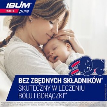 Ibum Forte Pure, 200 mg/5 ml, zawiesina bez aromatów i barwników, 100 ml - obrazek 3