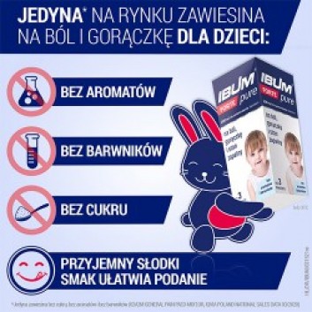 Ibum Forte Pure, 200 mg/5 ml, zawiesina bez aromatów i barwników, 100 ml - obrazek 4