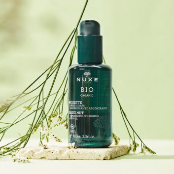 Nuxe BIO Odżywczy olejek do ciała - orzech laskowy, 100 ml, cena, opinie, właściwości - obrazek 4 - Apteka internetowa Melissa