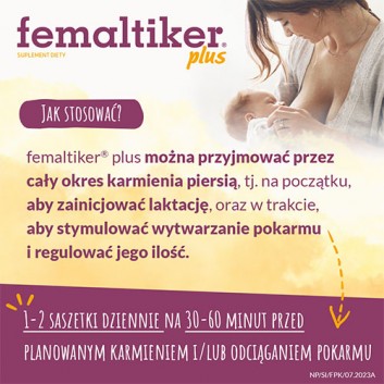 Femaltiker Plus smak karmelowy, proszek w saszetkach, 12 sztuk - obrazek 6