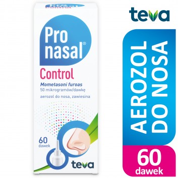 Pronasal Control  0,05 mg/daw., na katar alergiczny, 60 dawek - obrazek 1 - Apteka internetowa Melissa