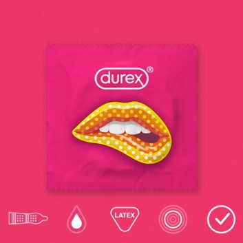Durex Love Sex Fun Explosion Prezerwatywy ultracienkie z naturalnej gumy lateksowej - 40 szt. - cena, opinie, właściwości - obrazek 2 - Apteka internetowa Melissa