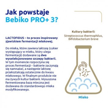 Bebiko PRO+ 3, odżywcza formuła na bazie mleka dla dzieci powyżej 1. roku życia, 700 g - obrazek 5