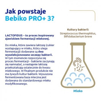 Bebiko Pro+ 3 Mleko modyfikowane następne dla niemowląt, 700 g  - obrazek 5 - Apteka internetowa Melissa
