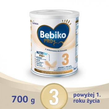 Bebiko Pro+ 3 Mleko modyfikowane następne dla niemowląt, 700 g  - obrazek 2 - Apteka internetowa Melissa