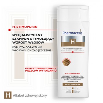 PHARMACERIS H STIMUPURIN Specjalistyczny szampon stymulujący wzrost włosów, 250 ml - obrazek 2 - Apteka internetowa Melissa