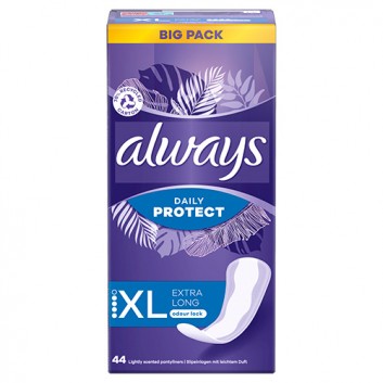 Always Dailies Long Plus Extra Protect Zapachowe wkładki higieniczne, 44 sztuki - obrazek 6 - Apteka internetowa Melissa