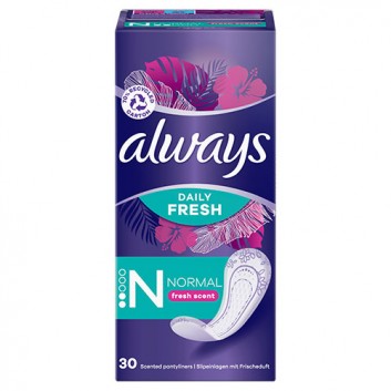 Always Dailies Fresh Scent Fresh&Protect Normal Wkładki higieniczne, 30 sztuk - obrazek 7 - Apteka internetowa Melissa