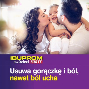 Ibuprom dla Dzieci Forte 200 mg/5 ml Zawiesina doustna, 150 ml - cena, opinie, ulotka - obrazek 5 - Apteka internetowa Melissa