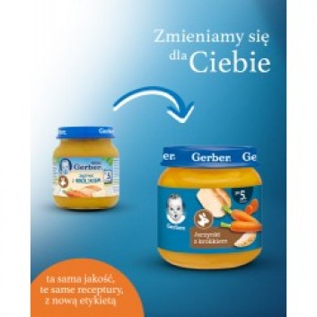 GERBER Obiadek delikatne jarzynki z królikiem po 5 miesiącu - 125 g - obrazek 3