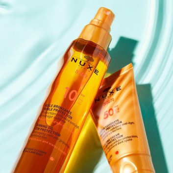 NUXE Sun Olejek do opalania twarzy i ciała SPF10, 150 ml - obrazek 5