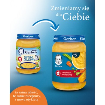 GERBER Zupka jarzynowa z cielęcinką po 5 miesiącu - 190 g - obrazek 2