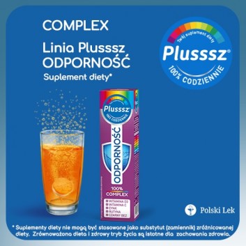Plusssz Odporność 100% Complex - 20 tabl. - cena, opinie, stosowanie - obrazek 2