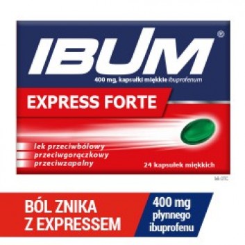 Ibum Express Forte, 400 mg, kapsułki miękkie, 24 sztuk - obrazek 2