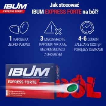 Ibum Express Forte, 400 mg, kapsułki miękkie, 24 sztuk - obrazek 6
