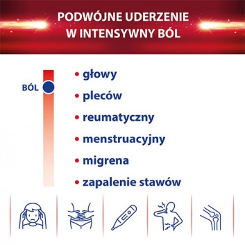 Apap Intense - Paracetamol 500 mg + ibuprofen 200 mg, 10 tabl. Na ból i gorączkę, cena, opinie, stosowanie - obrazek 2
