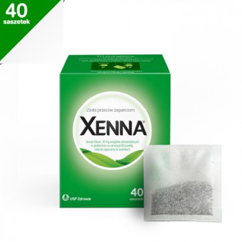Xenna Zioła przeciw zaparciom  - 40 sasz. - cena, opinie, stosowanie