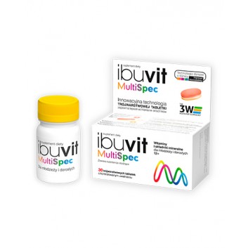 Ibuvit MultiSpec - 30 tabl. - cena, opinie, wskazania