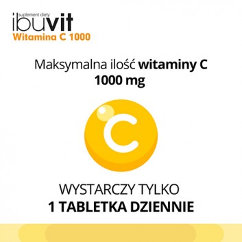 Ibuvit Witamina C 1000 mg - 30 tabl. - obrazek 4