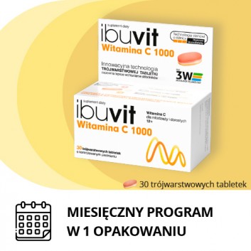 Ibuvit Witamina C 1000 mg - 30 tabl. - obrazek 5