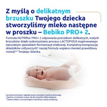 Bebiko Pro+ 2 Mleko następne dla niemowląt powyżej 6 miesiąca życia, 700 g  - obrazek 3 - Apteka internetowa Melissa