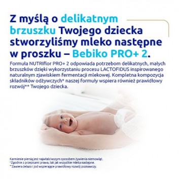 Bebiko PRO+ 2, mleko następne dla niemowląt powyżej 6. miesiąca życia, 700 g - obrazek 3