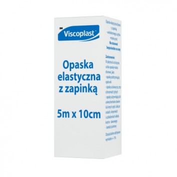 VISCOPLAST OPASKA ELASTYCZNA Z ZAPINKĄ 5 m x 10 cm - 1 szt. - obrazek 2