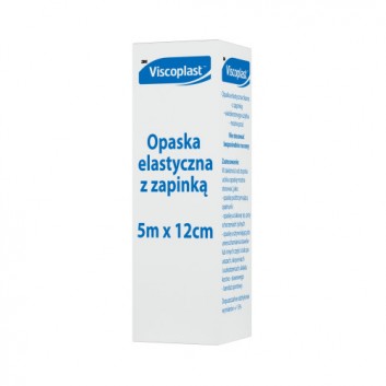 VISCOPLAST OPASKA ELASTYCZNA Z ZAPINKĄ 5 m x 12 cm - 1 szt. - obrazek 2
