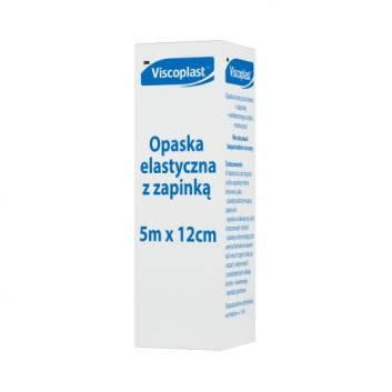 VISCOPLAST OPASKA ELASTYCZNA Z ZAPINKĄ 5 m x 12 cm - 1 szt. - obrazek 2 - Apteka internetowa Melissa