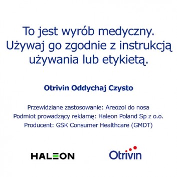 Otrivin Oddychaj Czysto Aerozol do nosa - 100 ml - obrazek 7 - Apteka internetowa Melissa