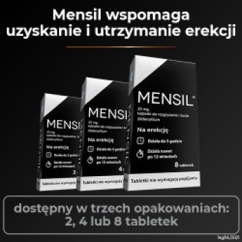 Mensil, 25 mg, tabletki do rozgryzania, żucia, 8 sztuk - obrazek 6