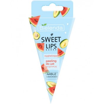 Bielenda Sweet Lips Wygładzający peeling do ust w sztyfcie z arbuzem i awokado 4,3 g - obrazek 1 - Apteka internetowa Melissa