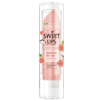  Bielenda Sweet Lips Regenerujący balsam do ust w sztyfcie o zapachu brzoskwini - 3,8 g - cena, opinie, wskazania - obrazek 2 - Apteka internetowa Melissa