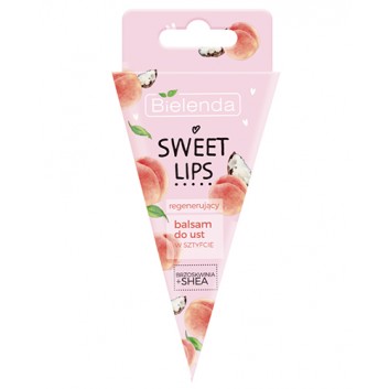  Bielenda Sweet Lips Regenerujący balsam do ust w sztyfcie o zapachu brzoskwini - 3,8 g - cena, opinie, wskazania - obrazek 1 - Apteka internetowa Melissa
