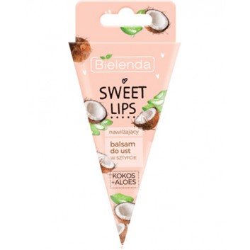 Bielenda Sweet Lips Nawilżający balsam do ust o zapachu kokosowym - 5 g - cena, opinie, właściwości - obrazek 1 - Apteka internetowa Melissa